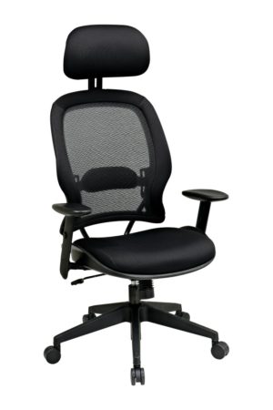 55403 Executive Air Grid Chair with Adjustable Headrest
