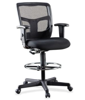 LLR86801 – Lorell Ratchet Back Mesh Mid-back Stool