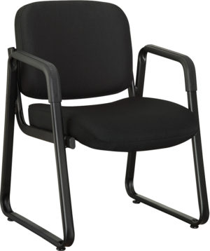LLR84576 – Lorell Black Fabric Guest Chair