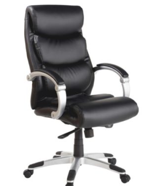 Lorell Executive Bonded Leather High-Back Chair